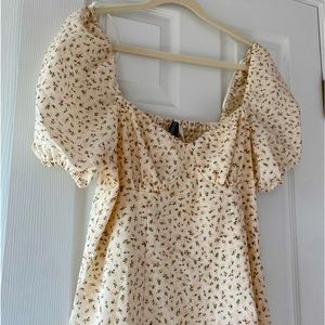 floral milkmaid dress